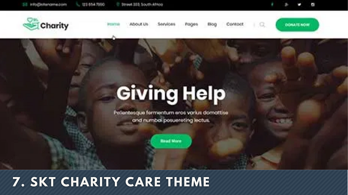 SKT Charity Care Theme