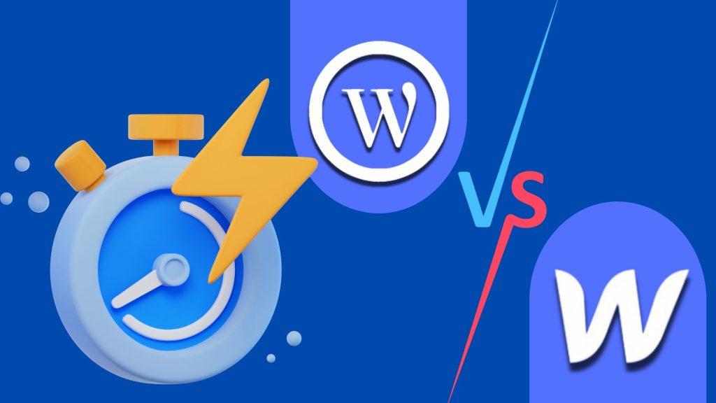 Webflow vs. WordPress speed