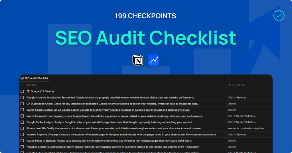 Master Your SEO Strategy With Our SEO Audit Checklist!